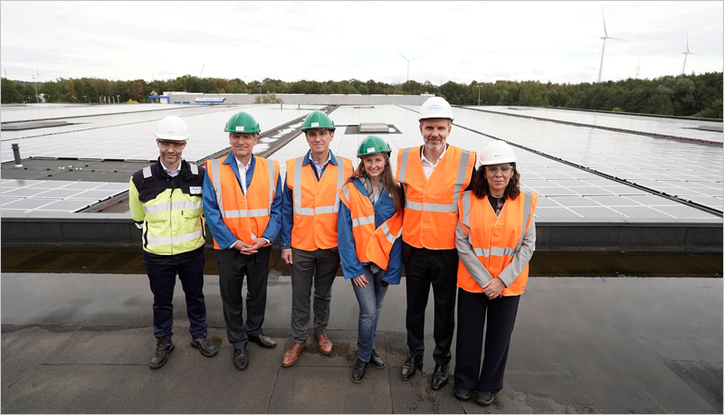 Planta fotovoltaica en las instalaciones de SABIC en Genk.