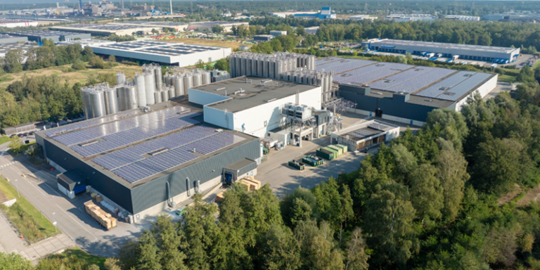 Planta fotovoltaica en las instalaciones de SABIC en Genk.