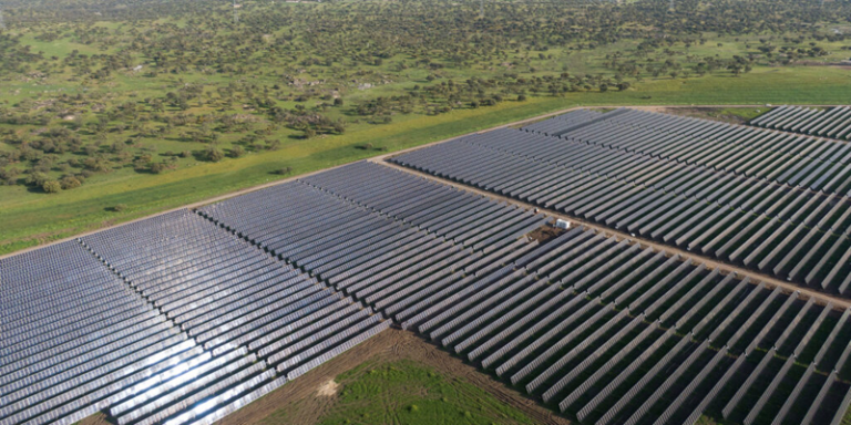 Planta fotovoltaica en Mérida.