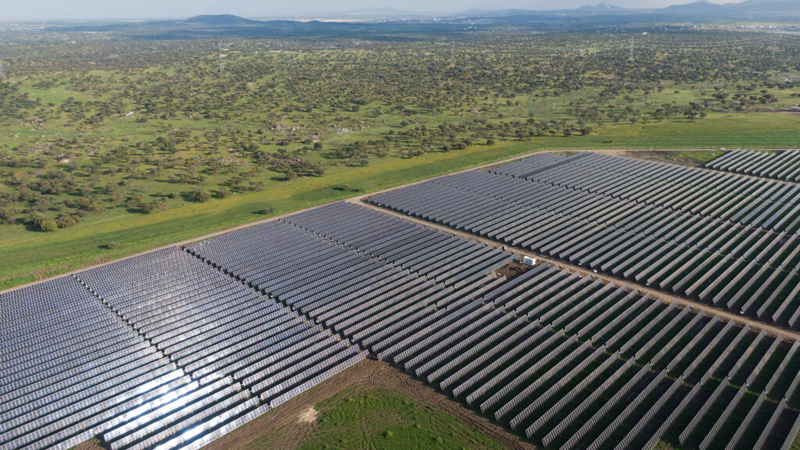 Planta fotovoltaica en Mérida.