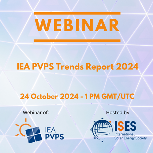 Webinar de ISES e IEA PVPS.