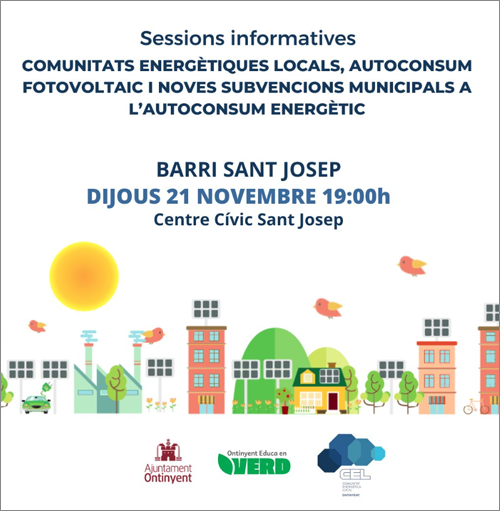 Ontinyent informa en los barrios sobre las subvenciones municipales a instalaciones fotovoltaicas