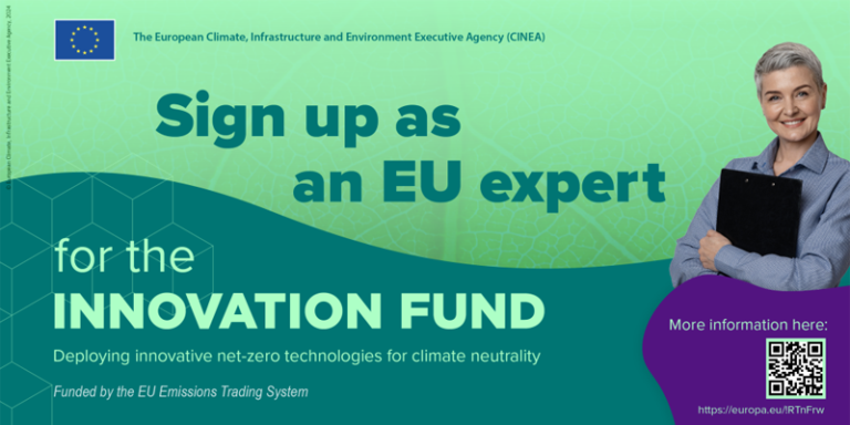 CINEA busca expertos que evalúen propuestas de cero emisiones netas del Fondo de Innovación