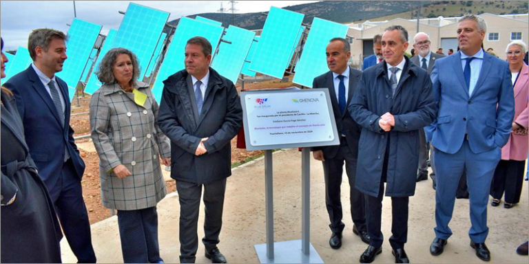 planta piloto BlueSolar 1, que integra energía fotovoltaica y termosolar, en Puertollano