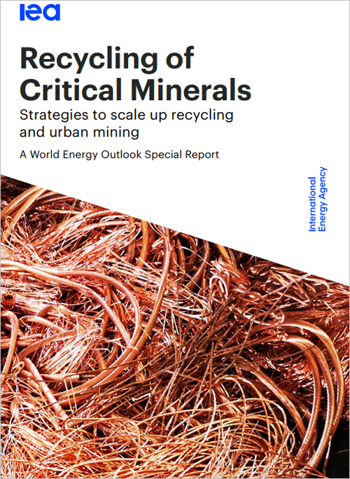Nuevo informe de la IEA sobre estrategias para aumentar el reciclaje de minerales críticos