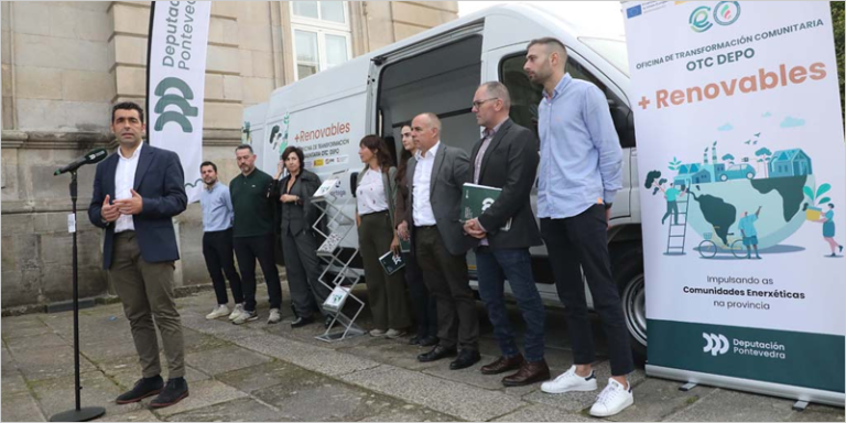 Una nueva oficina móvil informará sobre los beneficios de las comunidades energéticas en Pontevedra