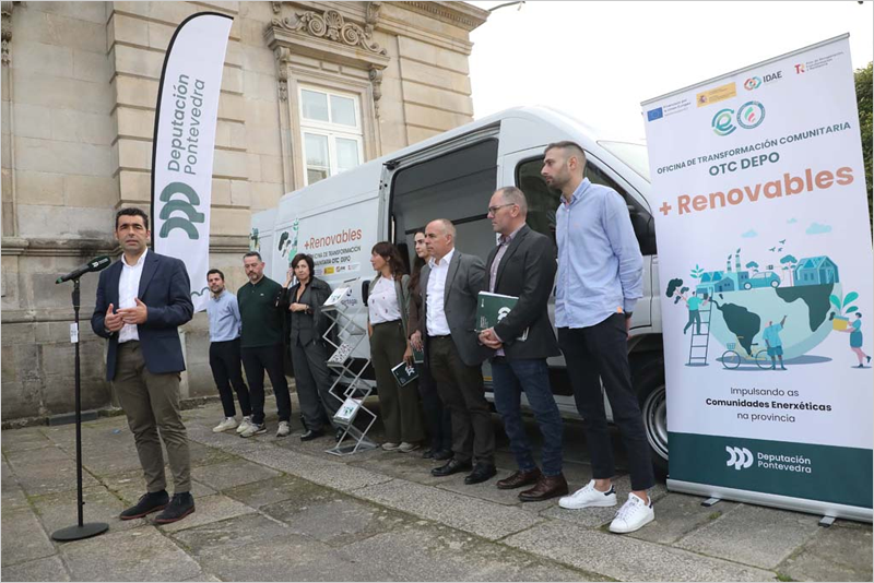 Una nueva oficina móvil informará sobre los beneficios de las comunidades energéticas en Pontevedra