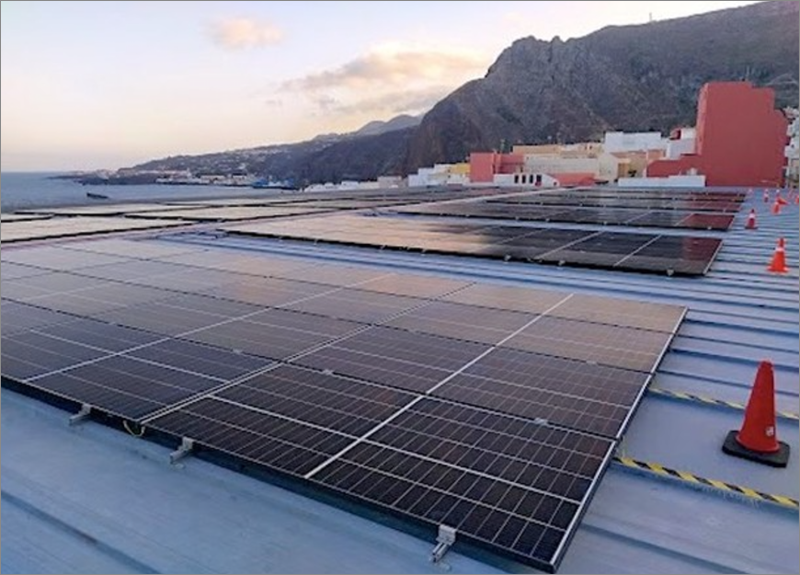 Energía Bonita termina la instalación de su planta solar de Santa Cruz de La Palma