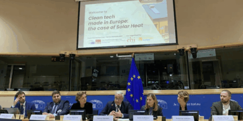 El Parlamento Europeo impulsa la implementación de la solar térmica para la descarbonización y seguridad energética